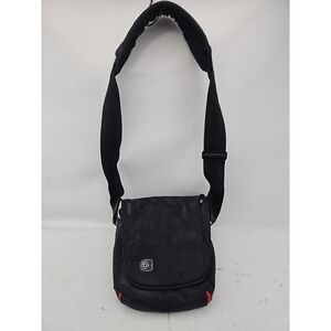 booq Black Nylon Tech Messenger Shoulder Bag